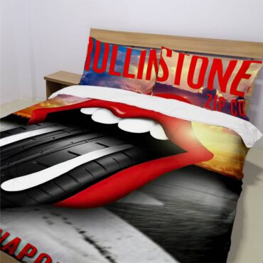 The Rolling Stones Zip Code Indianapolis 2015 Bedding Set