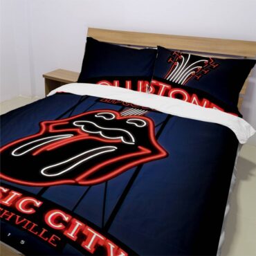 The Rolling Stones Zip Code Tour  Nashville 2015 Bedding Set