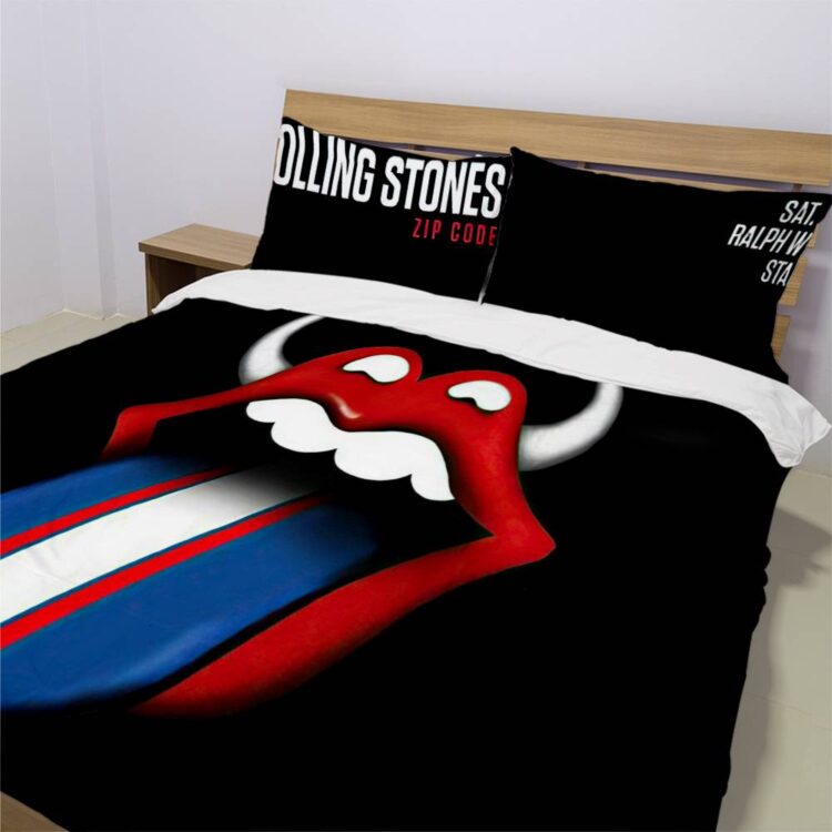 The Rolling Stones Zip Code Tour Ralph Wilson Bedding Set