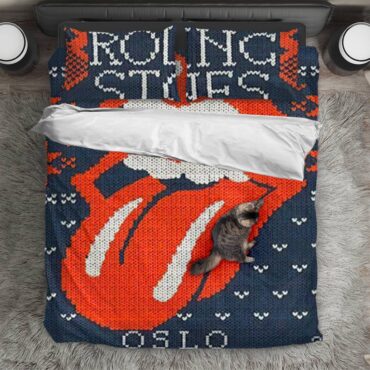 The Rolling Stones 14 On Fire Olso Norway Bedding Set