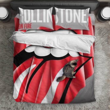 The Rolling Stones 14 On Fire Dusseldorf Bedding Set