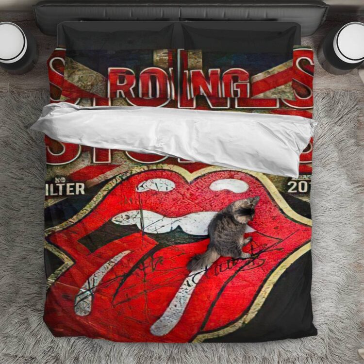 The Rolling Stones No Filter 2017 Grunge Style Bedding Set