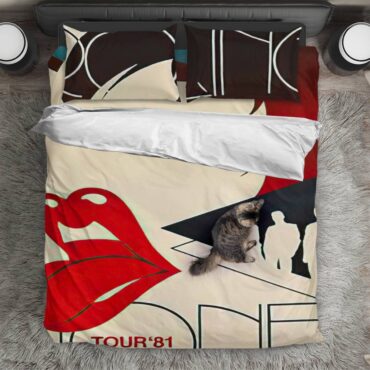 The Rolling Stones Tour' 81 Bedding Set