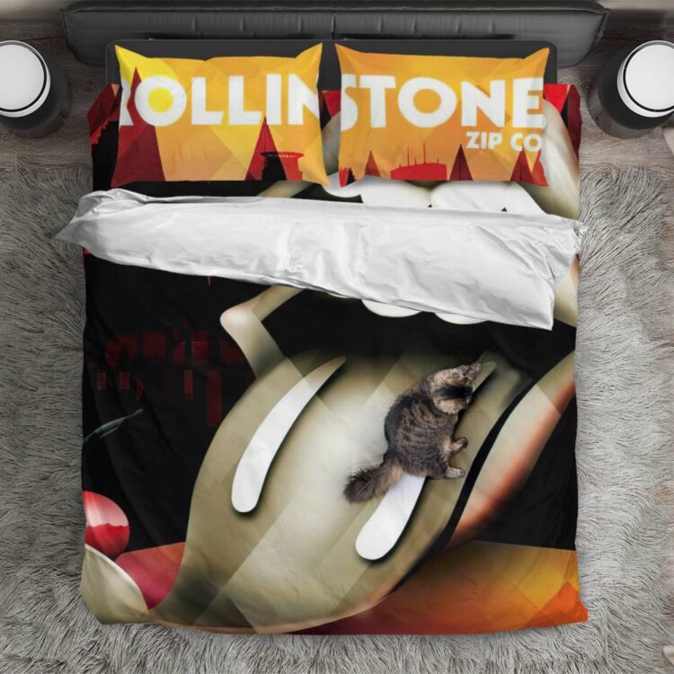 The Rolling Stones Zip Code Minneapolis 2015 Bedding Set