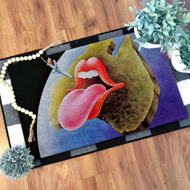 The Rolling Stones Cactus Logo Door Mat