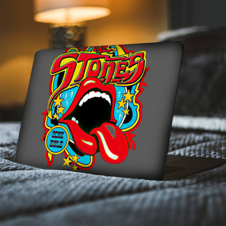 The Rolling Stones Bullet in Mouth Macbook Case