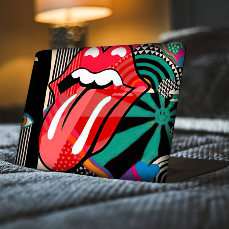 The Rolling Stones Bullet in Mouth Macbook Case