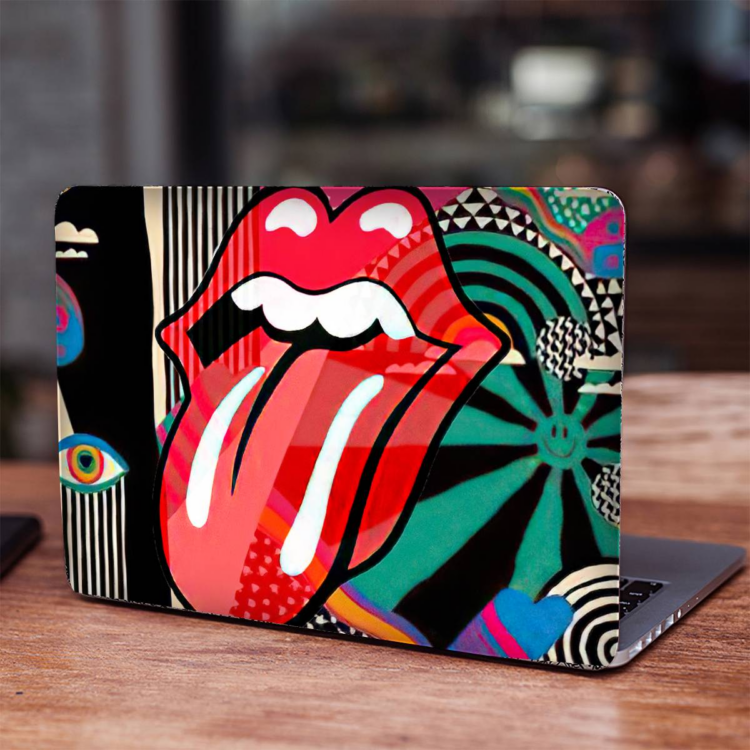 The Rolling Stones Bullet in Mouth Macbook Case