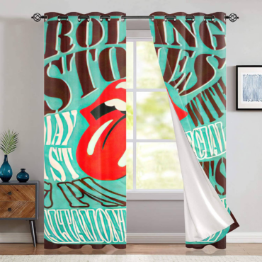 The Rolling Stones Skullcap Pixies Window Curtain