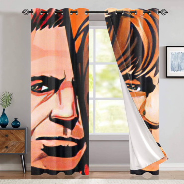 The Rolling Stones Colorful Sunshine Window Curtain