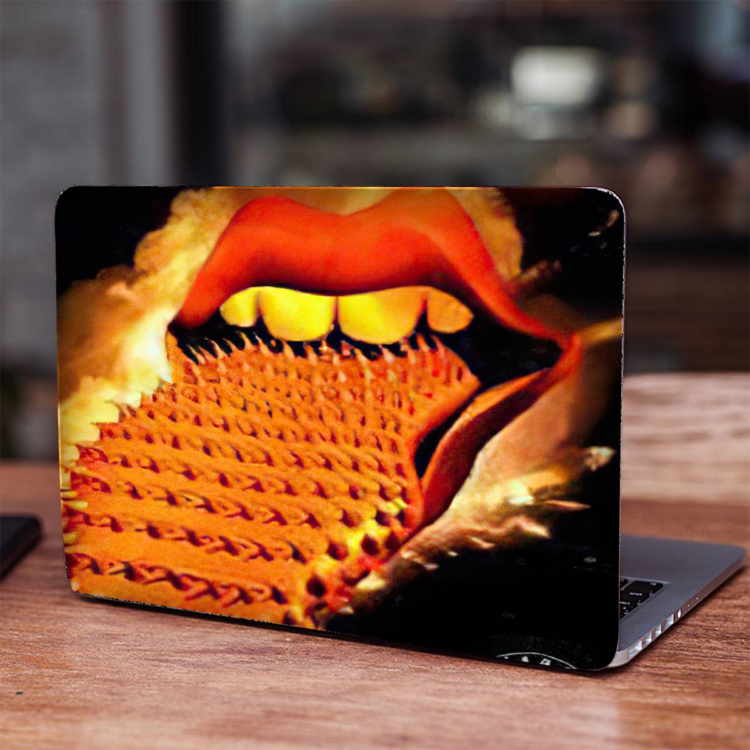 The Rolling Stones maze logo Macbook Case