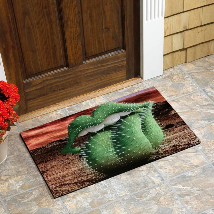 The Rolling Stones Cactus Logo Door Mat