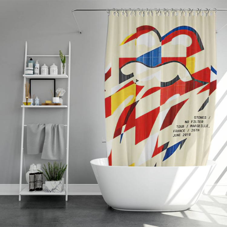 The Rolling Stones A Girl Art Shower Curtain