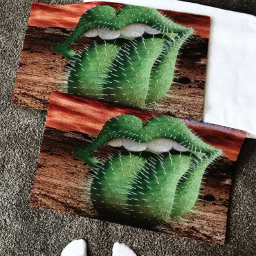 The Rolling Stones Cactus Logo Door Mat