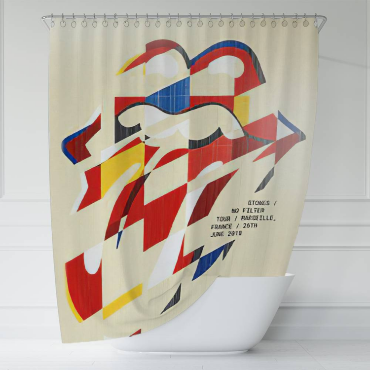 The Rolling Stones A Girl Art Shower Curtain