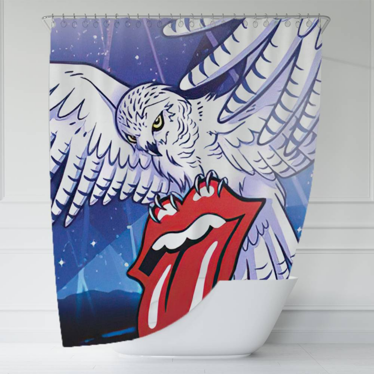 The Rolling Stones Thirsty Art Shower Curtain