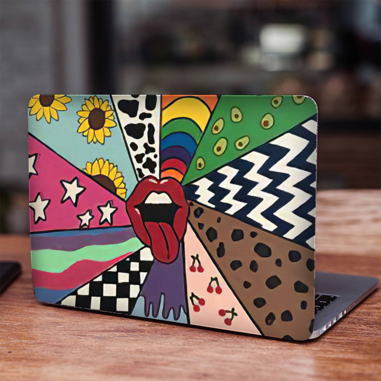 The Rolling Stones Colorful Sunshine Macbook Case