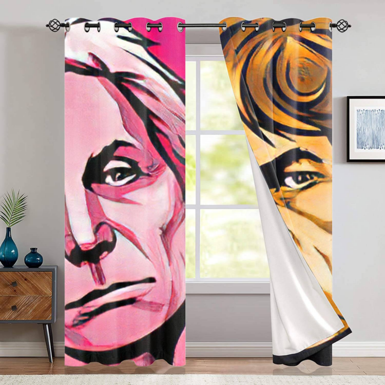 The Rolling Stones Colorful Sunshine Window Curtain