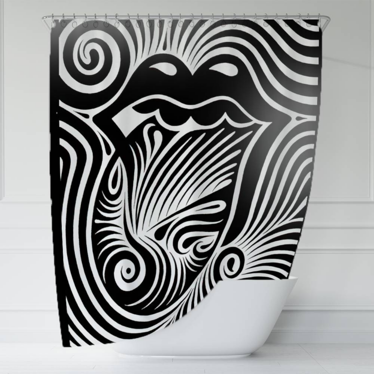 The Rolling Stones Phoenix Arizona Art Shower Curtain