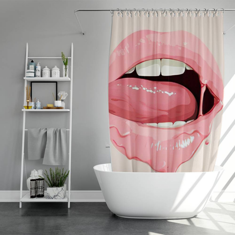 The Rolling Stones Wall tiles Art Shower Curtain