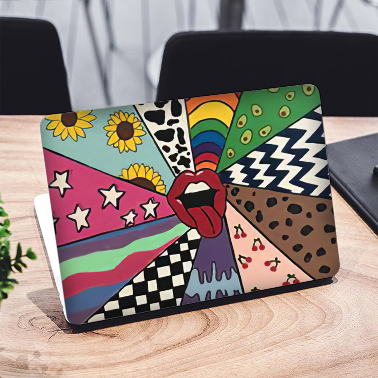 The Rolling Stones Colorful Sunshine Macbook Case