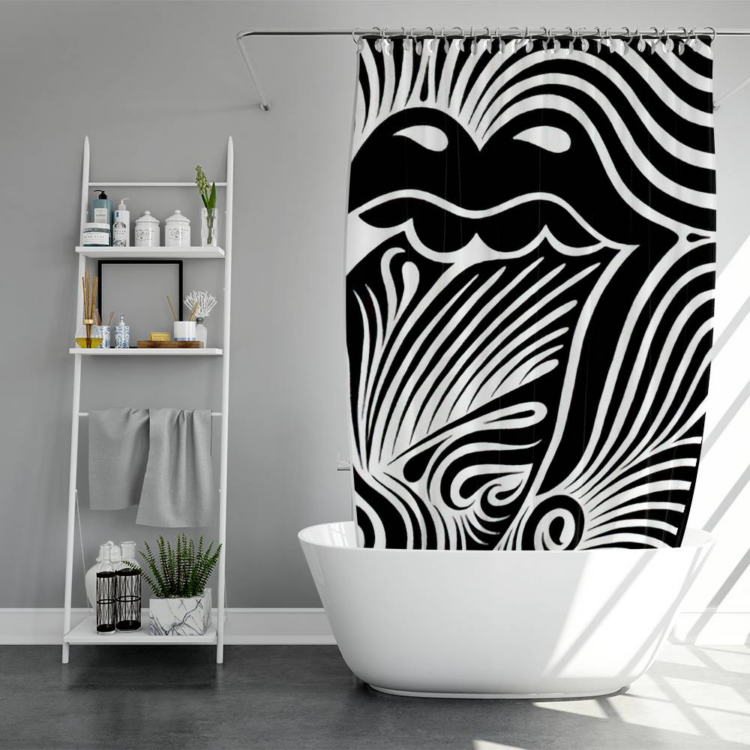 The Rolling Stones Phoenix Arizona Art Shower Curtain