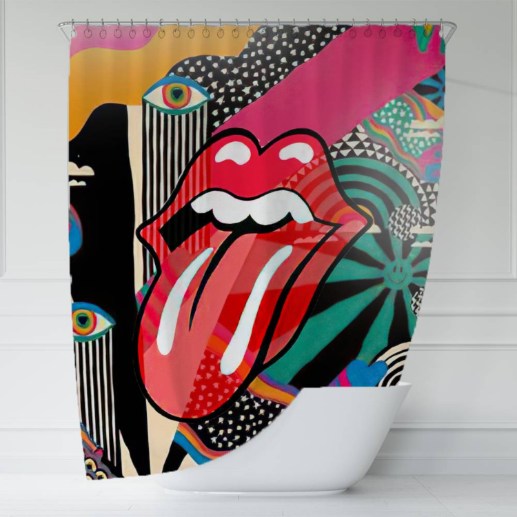 The Rolling Stones A Girl Art Shower Curtain