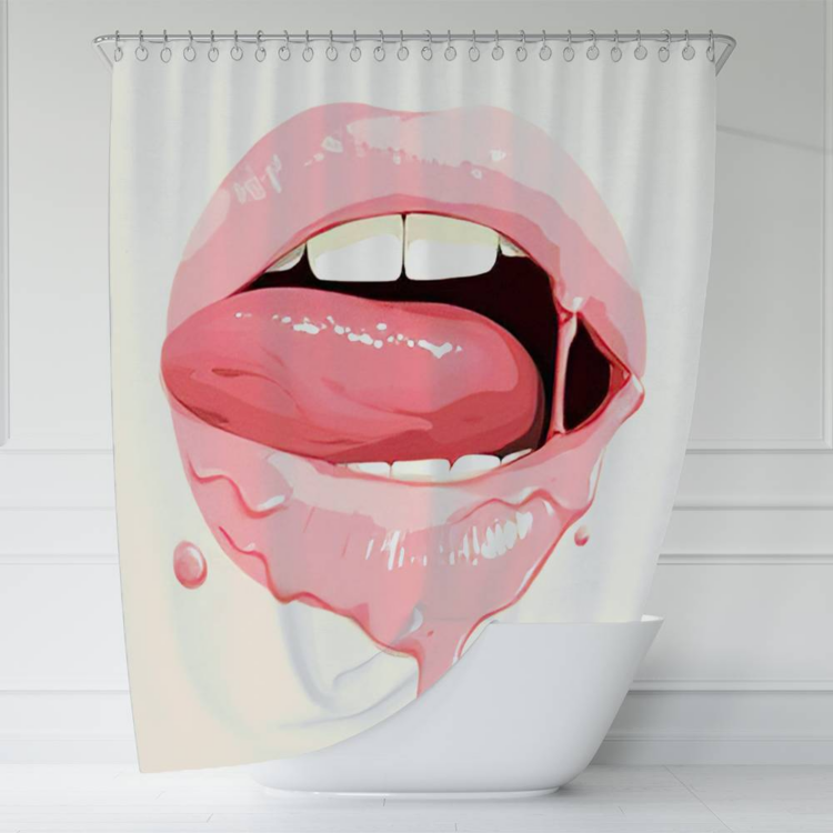 The Rolling Stones Wall tiles Art Shower Curtain