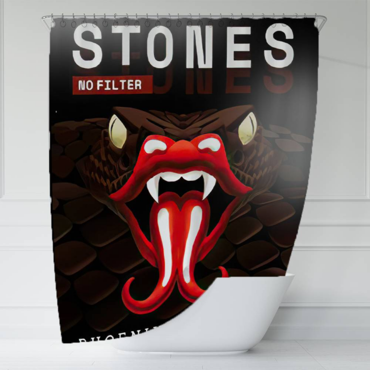 The Rolling Stones Phoenix Arizona Art Shower Curtain