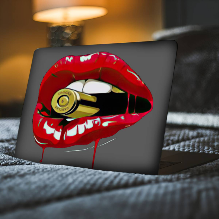 The Rolling Stones Bullet in Mouth Macbook Case