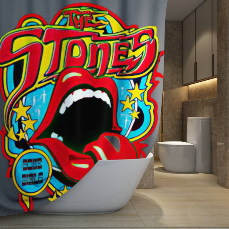 The Rolling Stones A Girl Art Shower Curtain