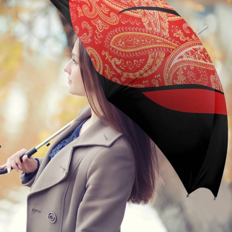 The Rolling Stones Big Tongue Mandala Umbrella