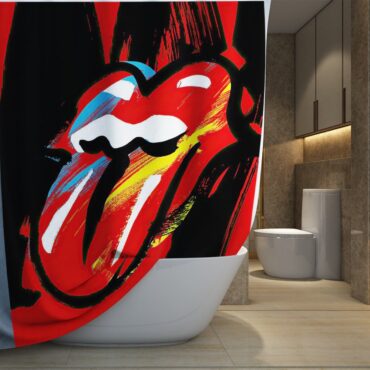 No Filter 2021 Tour Program Art Shower Curtain