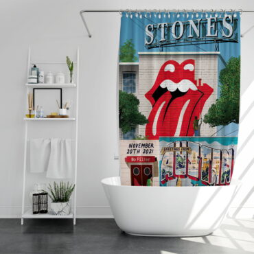 Austin No Filter Tour 2021 Art Shower Curtain