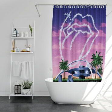 Los Angeles No Filter 2021 Tour Art Shower Curtain