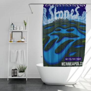 Minneapolis No Filter 2021 Tour Art Shower Curtain