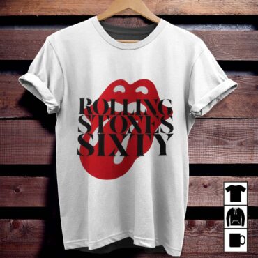 The Rolling Stones Sixty Tour Big Tongue T-Shirt Big Tongue Shirt