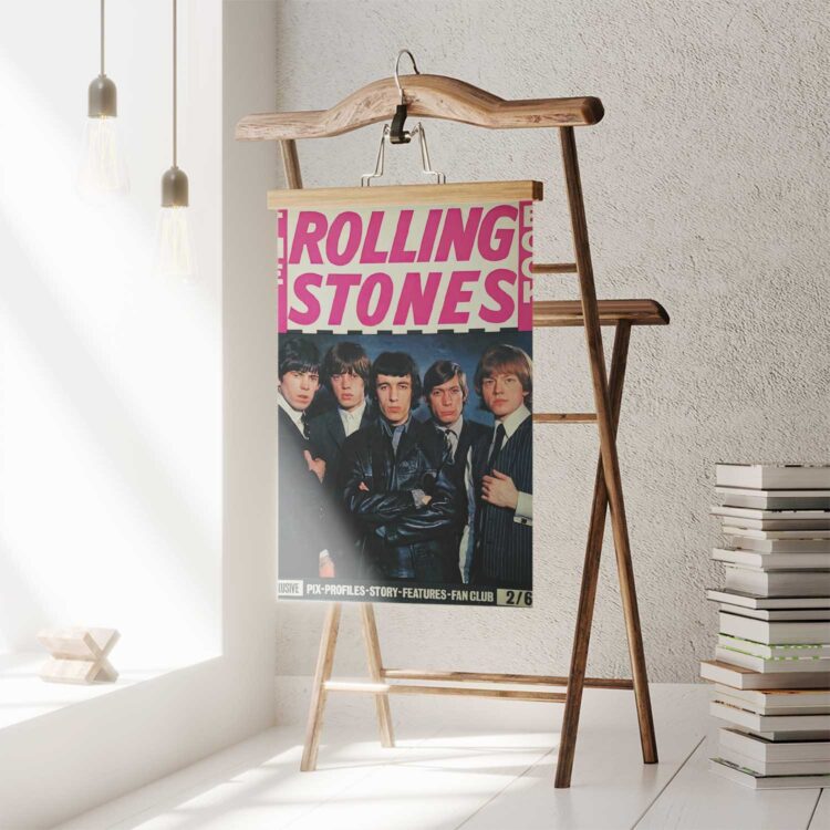 The Rolling Stones Fan Magazine 1964 Poster