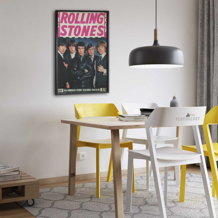 The Rolling Stones Fan Magazine 1964 Poster