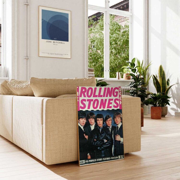 The Rolling Stones Fan Magazine 1964 Poster