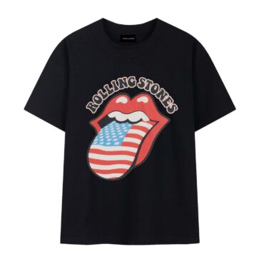 Rolling Stones Americana Tongue USA Flag Shirt