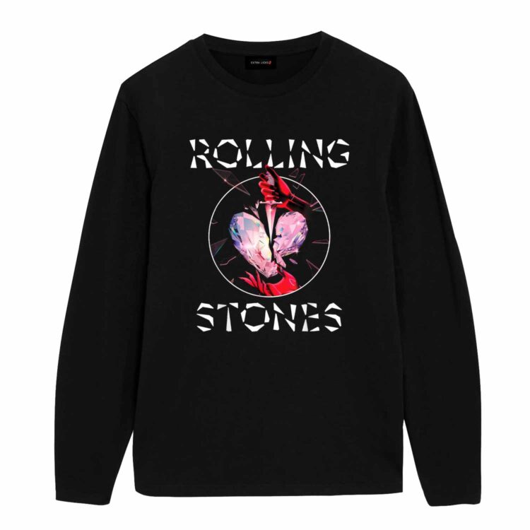 The Rolling Stones Hackney Diamonds Circle Prism Heart Shirt