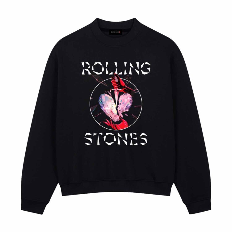 The Rolling Stones Hackney Diamonds Circle Prism Heart Shirt