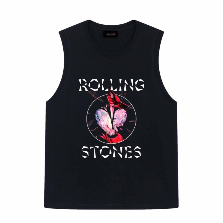 The Rolling Stones Hackney Diamonds Circle Prism Heart Shirt