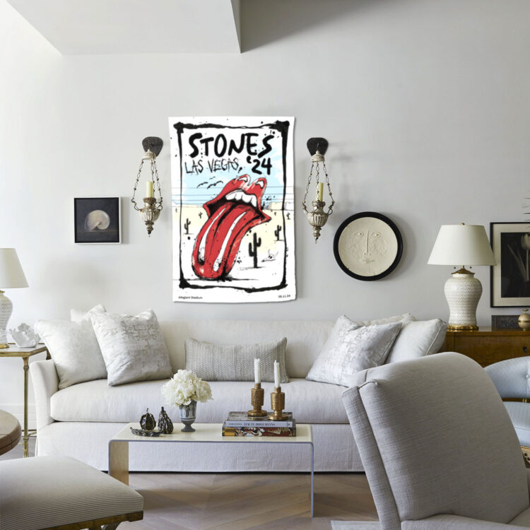 Rolling Stones Hackney Diamonds Las Vegas, NV 2024 Tapestry