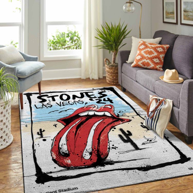 Rolling Stones Hackney Diamonds Las Vegas, NV 2024 Rug Carpet