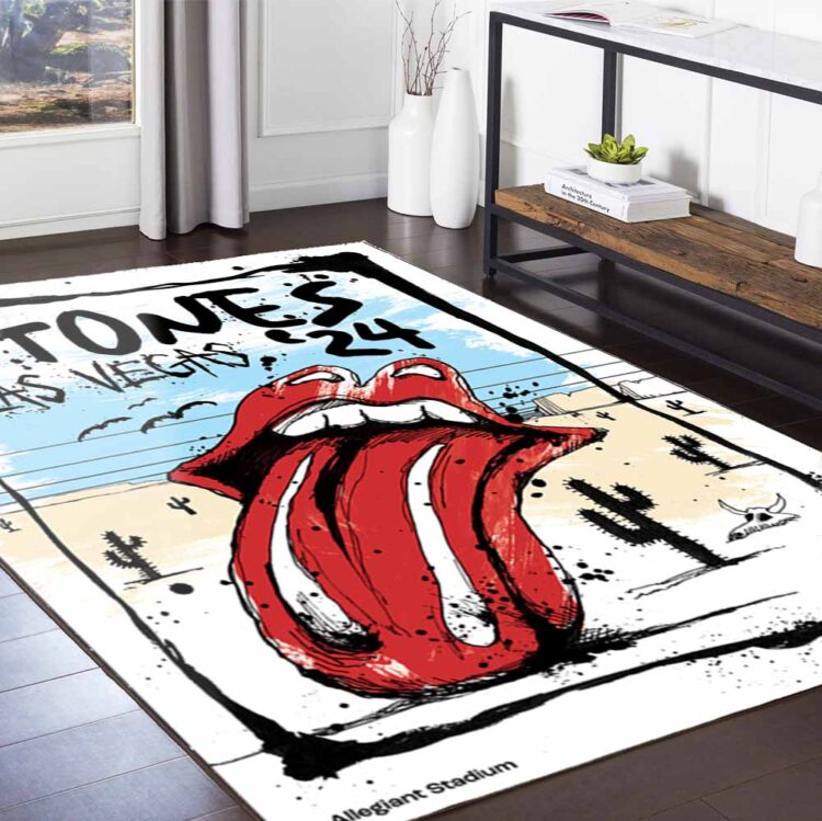 Rolling Stones Hackney Diamonds Las Vegas, NV 2024 Rug Carpet