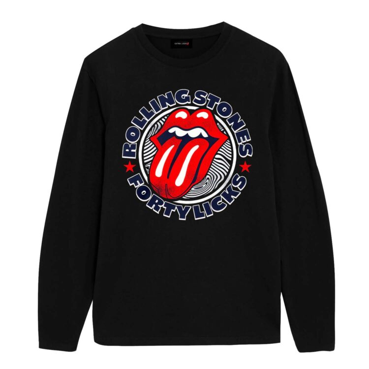 Rolling Stones Forty Licks Tongue Fingerprint Shirt