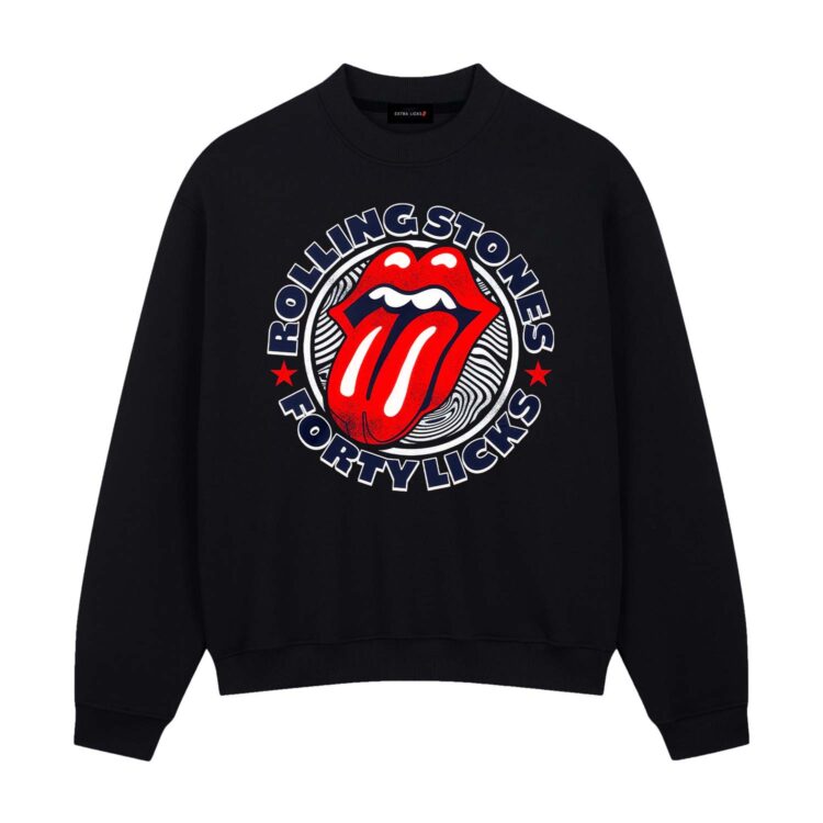 Rolling Stones Forty Licks Tongue Fingerprint Shirt