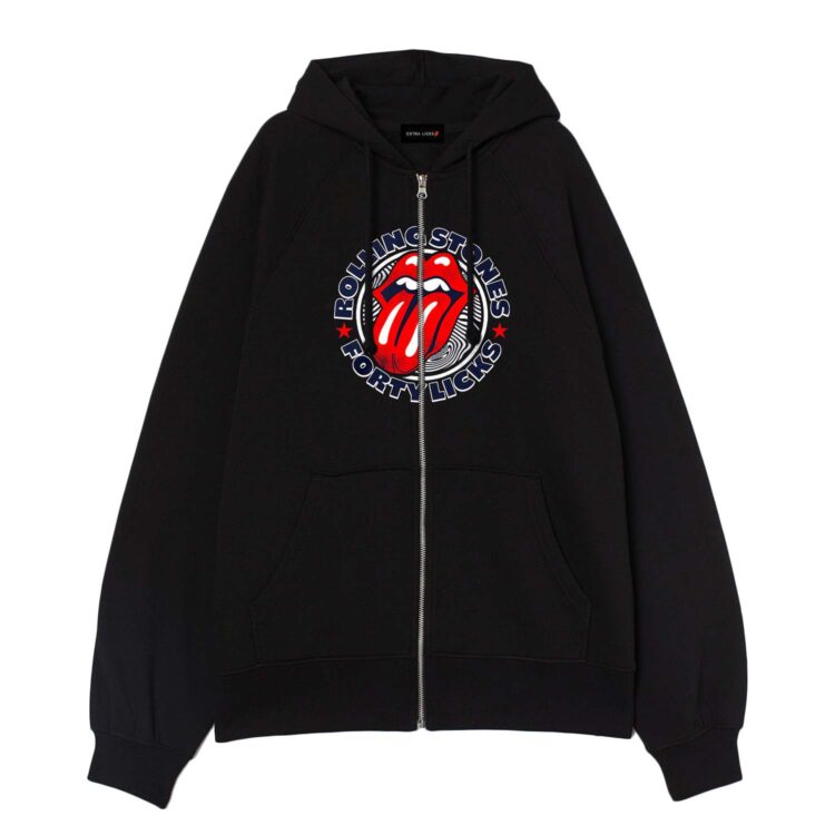 Rolling Stones Forty Licks Tongue Fingerprint Shirt